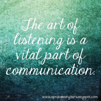 “I Didn’t Get to Go to ASHA” Blog Hop – The Value of Listening