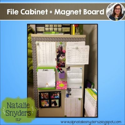 Turn File Cabinets into Magnetic Display Space!