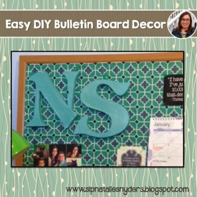 Easy Bulletin Board Decor