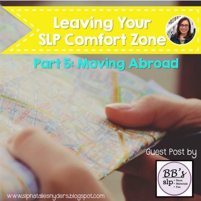 Stepping Outside Your SLP Comfort Zone by Brittany Barker