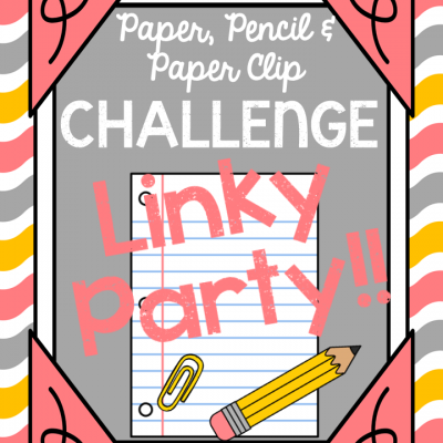 Sweet & Simple Therapy Ideas: Paper, Pencil, & Paper Clip Challenge