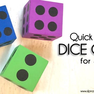 Quick and Easy Dice Games for SLPs