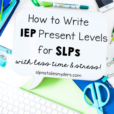 How to Feel More Confident About Your IEP Present Levels Pages